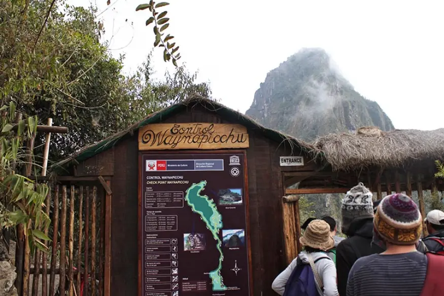 huayna picchu mountain control entrance