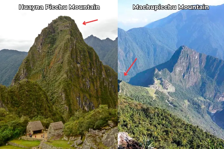 huayna picchu vs machupicchu mountain