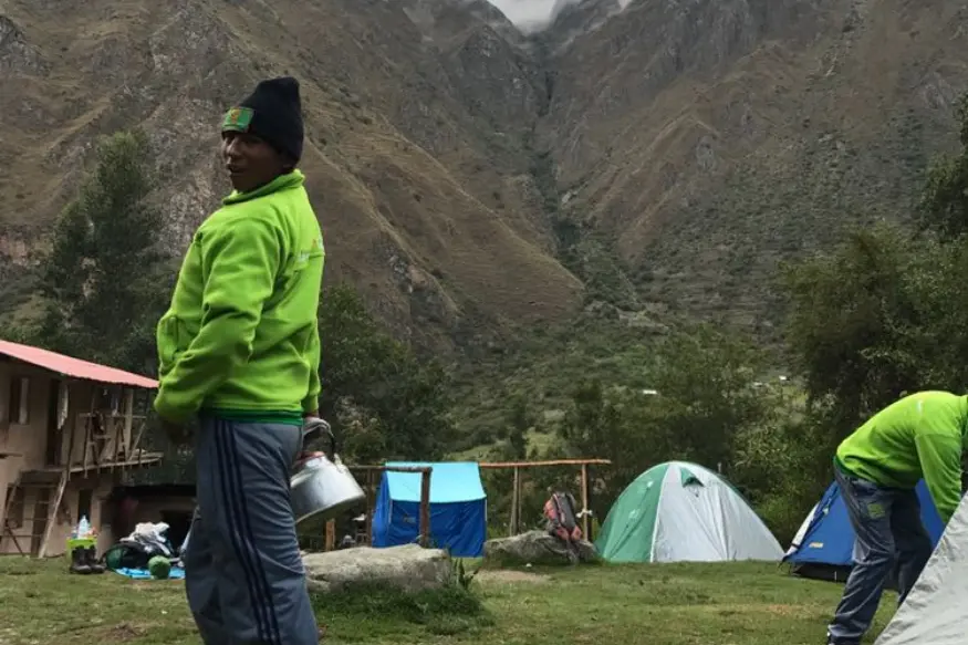 wayllabamba campsite inca trail 4 days