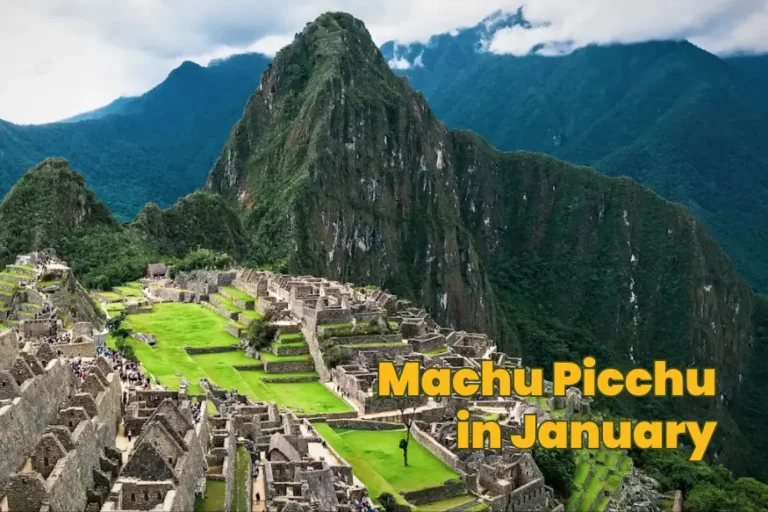 Machu Picchu in January