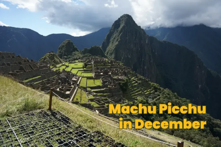 Machu Picchu in December